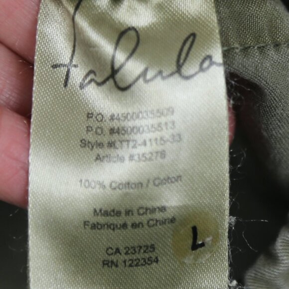 Talula Trooper Jacket Lived-in Utility Azure Skies in Dark Olive Green Size XS - Picture 8 of 9